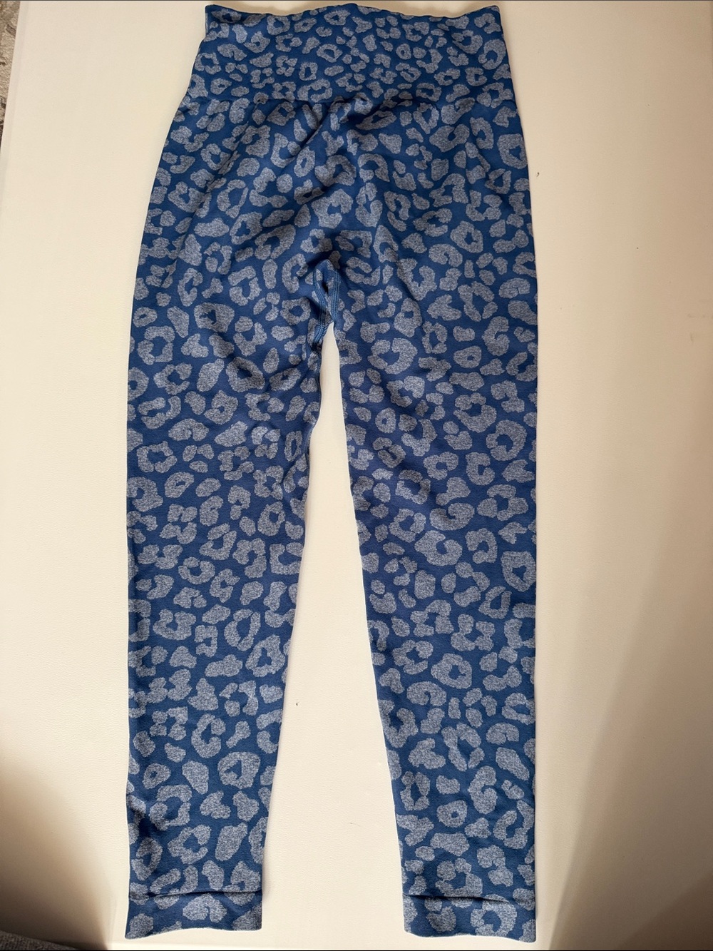 HALARA Blue Leopard Print Kids Leggings
